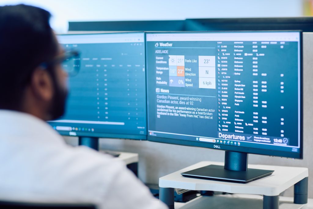 Daifuku's rapidsuite provides intuitive, self-service processes and clear wayfinding that reduce stress and queues.
